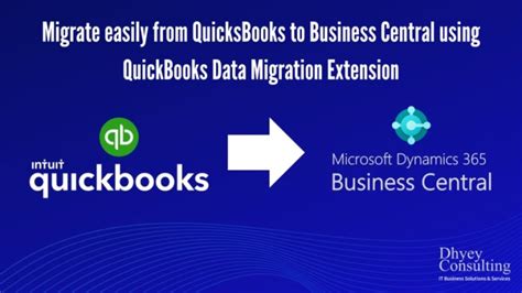 quickbooks to business central migration|QuickBooks Data Migration Extension .